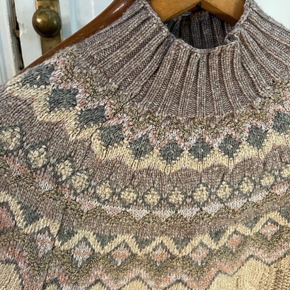 Chicos Fair Isle Chunky Knit Sweater - Picture 3 of 16